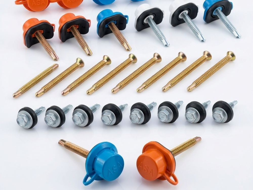 Tornillos Autorroscantes Flex con Capuchón — Fijación de máxima seguridad para techado