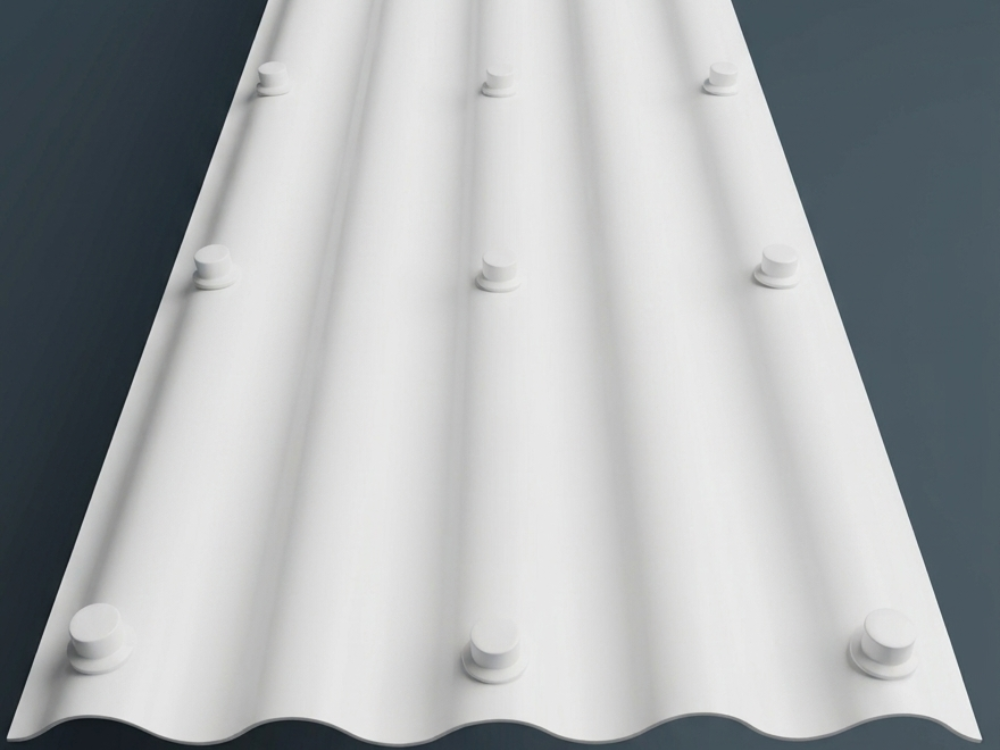 Lámina Ondulada Flex uPVC — Máxima durabilidad en ambientes corrosivos